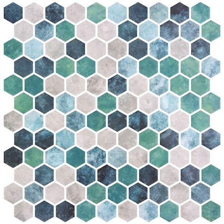 Andova Tiles Trillions 001 x 001 Glass Honeycomb Tile SAM-ANDTRI570
